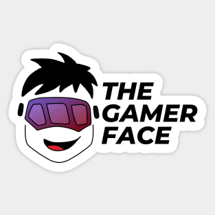 The Gamer Face Sticker